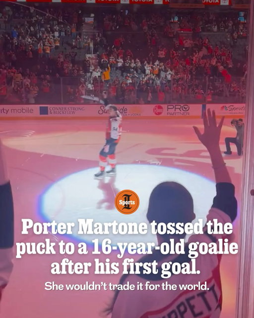 “I was kind of just freaking out. Because he looked right at me, and then it like dawned on me that he was giving it to me. And then after he just threw it up, I started jumping up and down,” said Julianna Brogan about the puck she received from Porter Martone.

The puck from Martone is the latest — and most significant —for Brogan, but it’s not her favorite. That title belongs to one from Sam Ersson, which is important for a different reason.

Read more at the link in @phillyinqsports’ bio.

📝 by @arrriielll / Staff
📸 by @monicaherndon / Staff and courtesy of Kevin Brogan
🎥 by Courtesy of Kevin Brogan