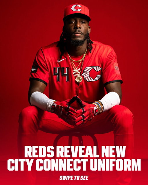 The new Cincinnati Reds City Connect uniforms are here‼️

Inspired by robotics and machinery with modern executions built to lead the league into a new era of style, Cincinnati has engineered a new breed of City Connect jerseys that flip from all black to all red