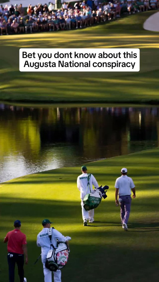 Time to put on your tin foil hat for the Masters 
#masters #Augusta #golf #conspiracy