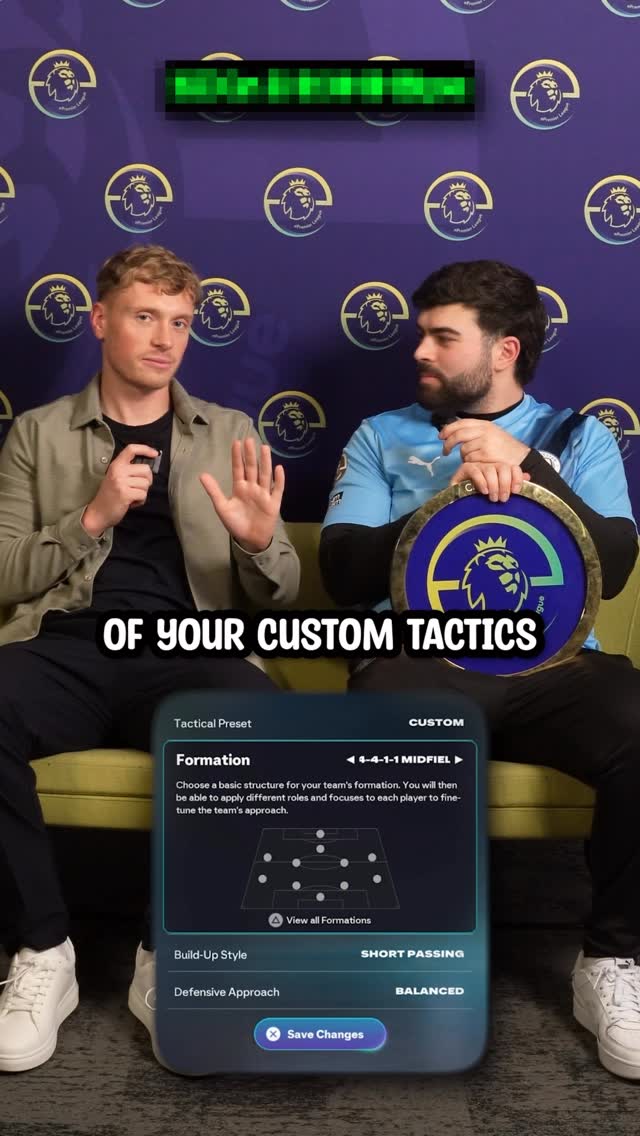 ePREMIER LEAGUE CHAMPION REVEALS FC26 CUSTOM TACTICS 🤩 

#eafc #ultimateteam #easportsfc #fut #fc26