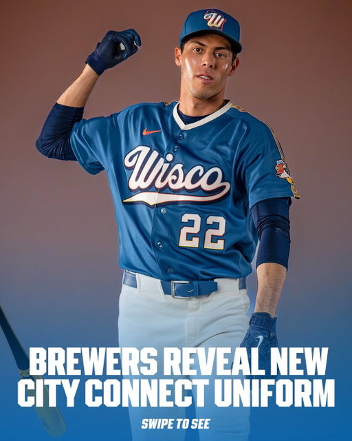 The Milwaukee Brewers have revealed their new City Connect uniforms 😤

Completely inspired by “The Wisco Way,” these new uniforms incorporate the vast colors of Wisconsin’s forests, scenic lakes, grand rivers, rolling hills and diverse wildlife combined with “Wisco” typography