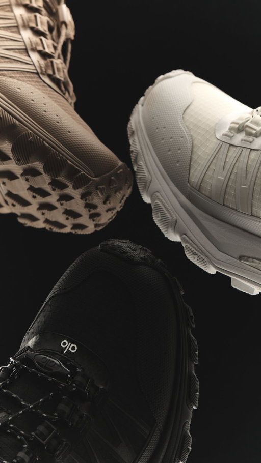 Introducing the ALO Trail. Connect your feet to the ground and your mind to your body.