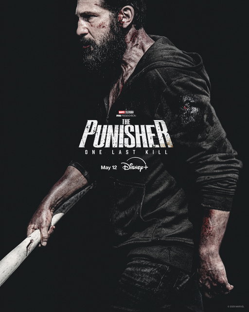 A Marvel Television Special Presentation: The Punisher: One Last Kill premieres May 12, only on Disney+ Canada.