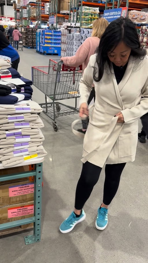 Como Vintage sweater @costco_canada does it remind you of another fave brand? #tinasfavyyc #yyccostcolovers #costco #costcoloverscanada #camovintage