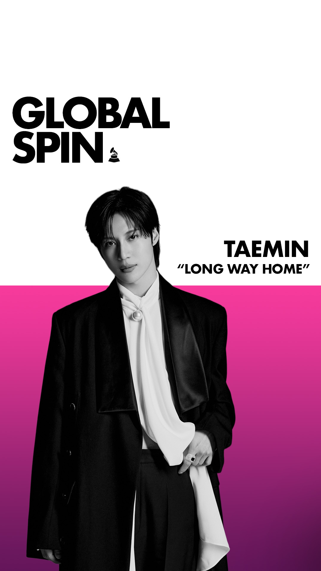 K-pop superstar TAEMIN brought his heartfelt song "Long Way Home" to life at the @GrammyMuseum for our #GlobalSpin Live series! 

As he gears up to make history at Coachella 2026 as the very first male Korean K-pop solo artist on the festival stage, TAEMIN brings all his signature charm to his debut English track, released this March. With a legacy that spans nearly two decades, it's no wonder he's known as the "IDOL'S IDOL."