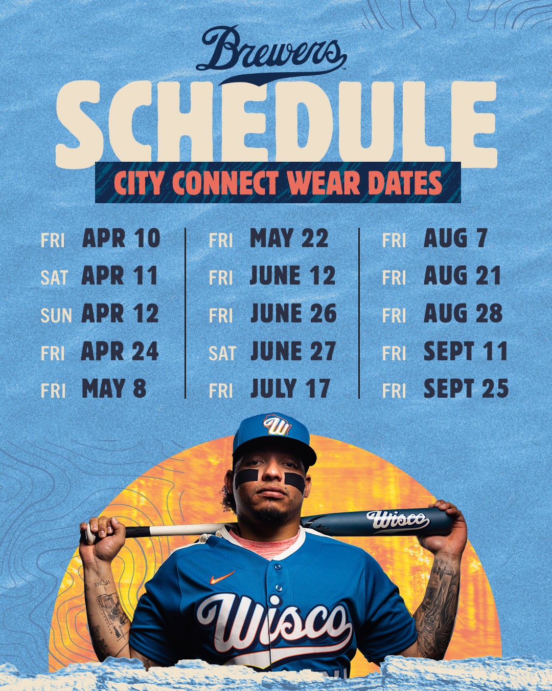 You gotta see these in person ❕

Wearing them all weekend long 👇

Brewers.com/tickets