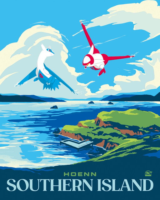 ✋ Time to take a scroll break and explore the different regions of Pokémon 😌

Spruce up your space with these serene pieces of wall art inspired by your favorite regions! Explore Pokémon Posters are available on Pokémon Center at the link in our bio and stories! 🔗