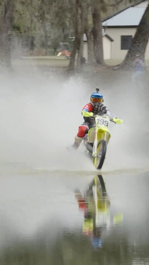 The RM Zilla on water…