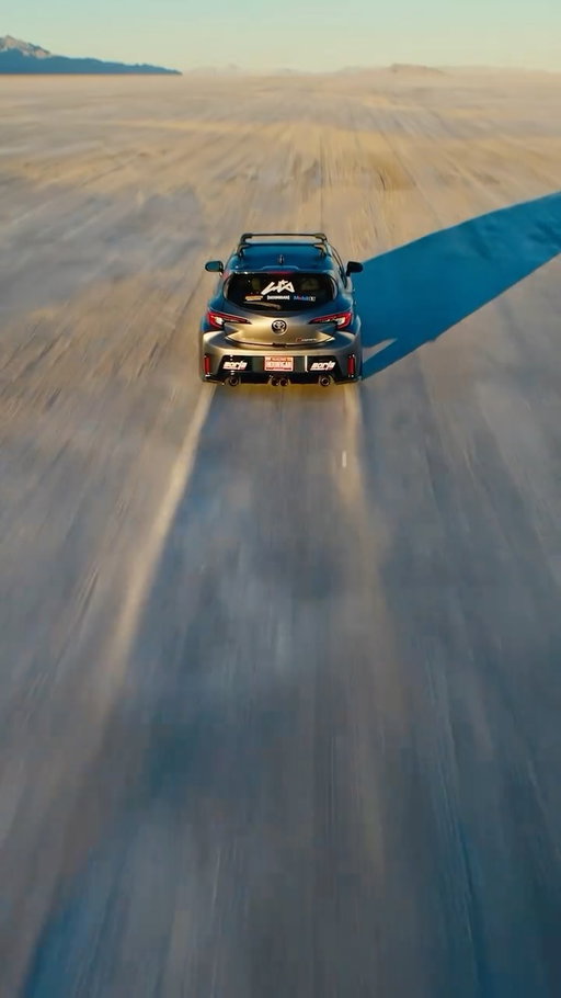So excited to share this project with you guys!! I spent a day and night out on the Bonneville Salt Flats in my project car with @RockstarEnergy and some talented friends. I’ve never been to the flats before, especially with a car like this. What an amazing place. 

⚡️Full video playing now at the link in bio.

#RockstarEnergy #LiveLoud
