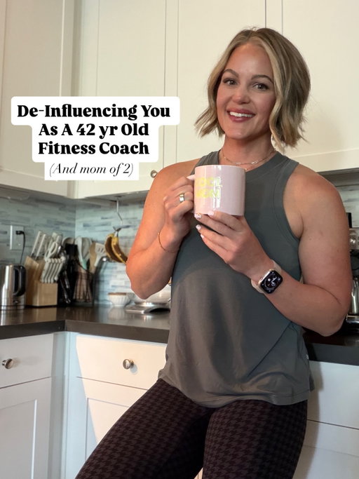 I enjoy these de-influencing posts so I thought I’d join in on the trend. The real version of a 42 year old fitness coach and mom of 2 😅
Can you relate to any of this? Drop a 🙋‍♀️ below.