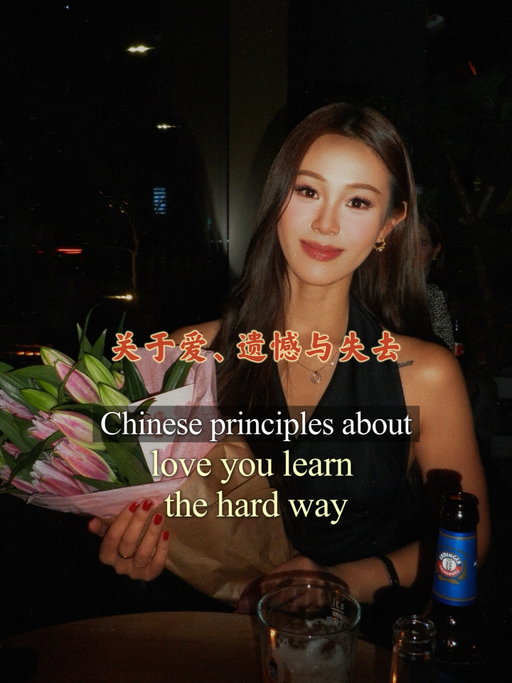Chinese principles about love & loss I learned over the years💛

#chineseculture #love #relationships #selfdiscovery #growth