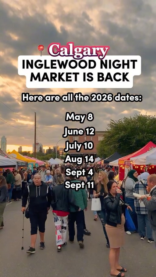 Here’s to summer nights done right 🌇

Follow so you know when the best summer night markets are coming up next in Calgary.

Sarah

p.s. did you sign up for my newsletter yet? Join 9000 calgarians who find out local events before they happen! link in bio 🎉