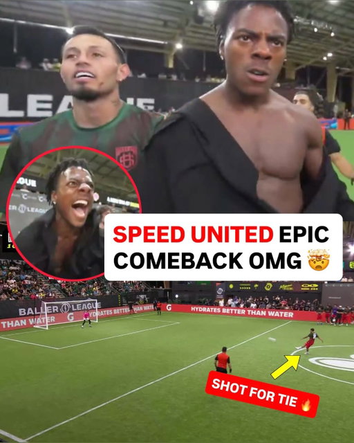 BALLER LEAGUE CINEMA 😱🍿 SPEED UNITED WILD COMEBACK IN FINALS SECS FOR DRAW 😤🔥 (via @ballerleagueusa)