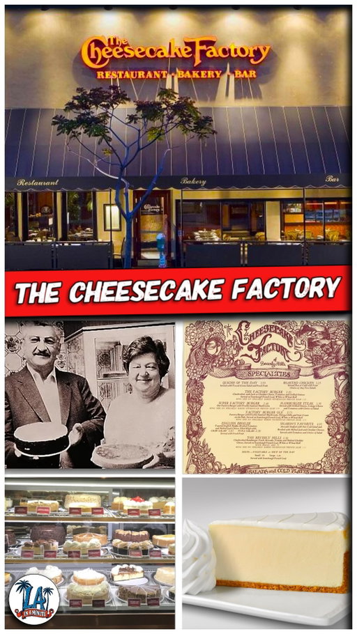The Cheesecake Factory was once a tiny bakery started by the Overton family. . .and grew into a beloved worldwide chain that makes EVERY delicious item on that robust menu fresh from scratch. So what’s the secret of being able to grow, while still maintaining the commitment to quality? @cheesecakefactory Family. Let’s get into it! 🎥 @hungryinla @beverlyhillshistoricalsociety 
#cheesecakefactory #hungryinla #losangeles #lainaminute