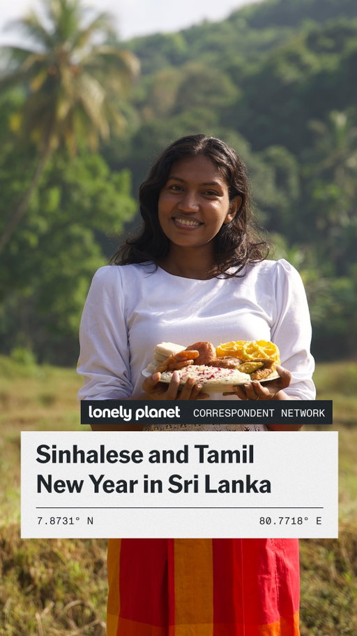 "What strikes me most is the deep sense of community, with people traveling from all corners of the country to spend a week with family, taking part in traditions passed down over generations," says Lonely Planet Correspondent @sheneller, who got the chance to experience Sinhalese and Tamil New Year celebrations, which usually fall on April 13-14 every year, in a rural Sri Lankan village about five hours from her home city of Colombo. "The best part? This is a festival open to everyone," Shenelle says. "So even as a traveler, you get to experience the traditions and culinary delights firsthand."