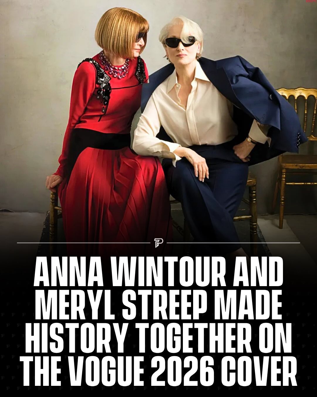 Vogue’s May 2026 cover dropped a few days ago and it’s a first in the magazine’s history that Meryl Streep and Anna Wintour appeared together.

Shot by Annie Leibovitz, with both women wearing Prada ahead of The Devil Wears Prada 2 hitting theaters May 1. 

It marks the first time Wintour has ever appeared as a cover subject in Vogue’s history. It was actually Streep herself who convinced Wintour to do it, after Vogue’s current editor Chloe Malle floated the idea and was initially turned down.

Via Vogue

#Pubity #Viral #Fashion