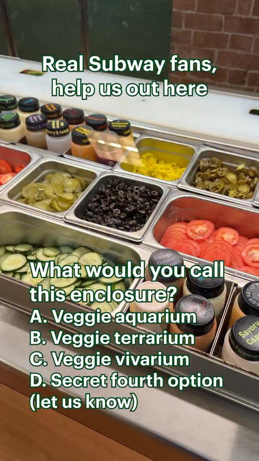 Call it what you want, just DON’T TAP THE GLASS ❌ it frightens the veggies 🥺