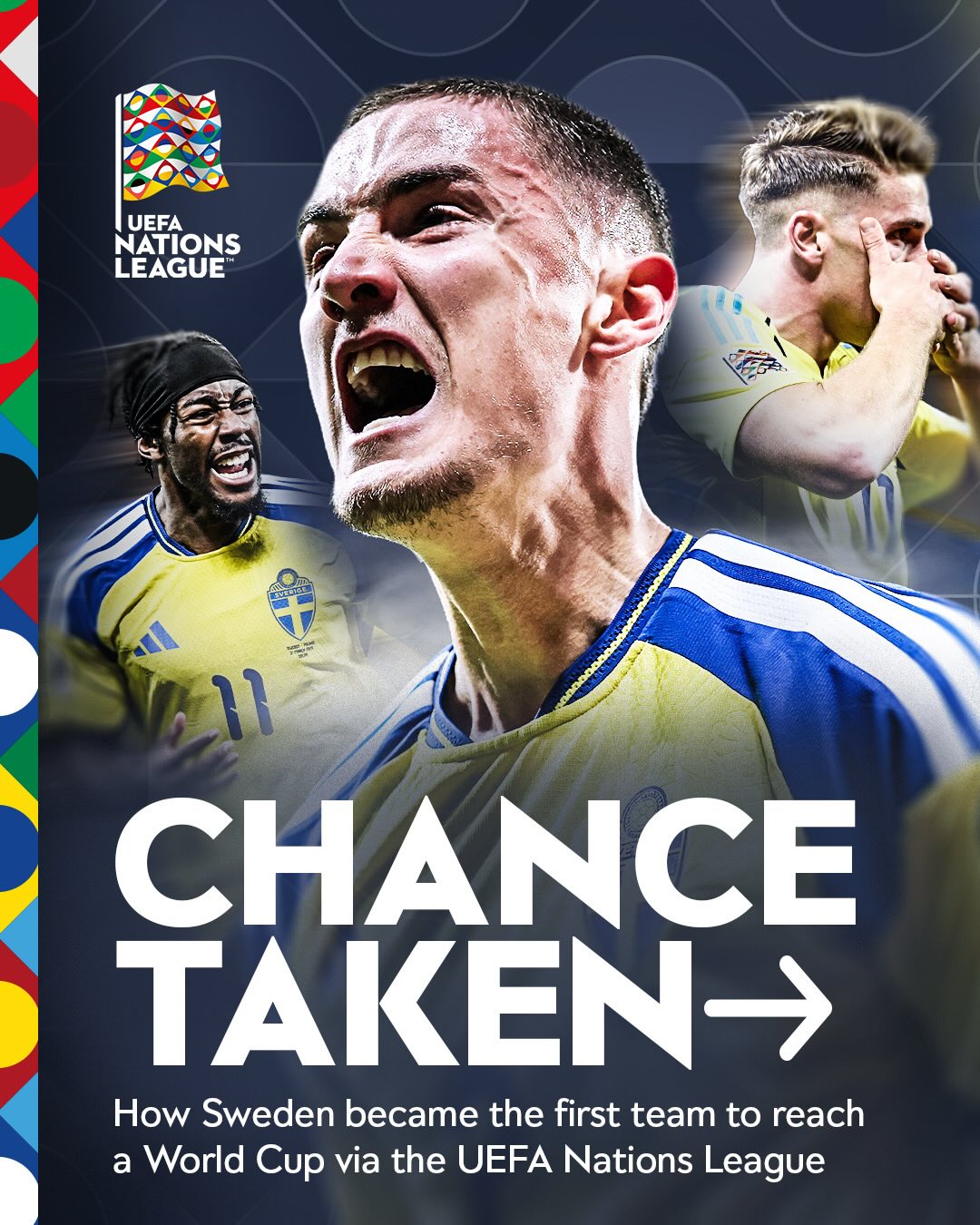 🇸🇪 Sweden’s impressive #NationsLeague campaign sends them to the World Cup 👏

⏩️ Swipe to find out how