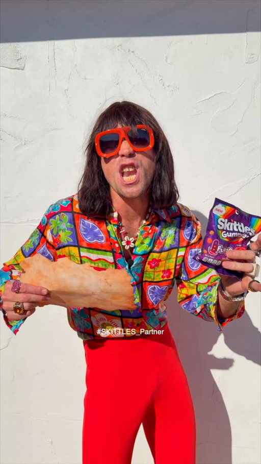 #SKITTLES_Partner Hello there .... 😜 I have come to deliver a very special message to those who wish to find a very special hole... 🤪🤪 Follow the coordinates to the @skittles FUEG-HOLE!!! Reach inside and find out what mysteries await today from 11AM-3PM CST!!!