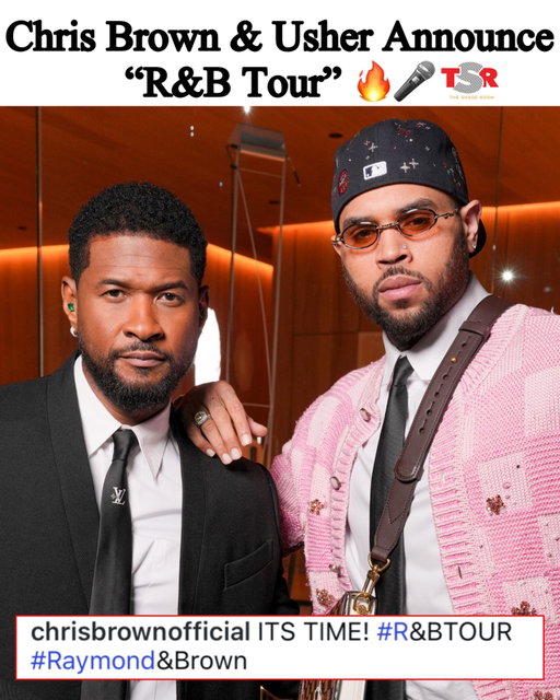 Tooooo lit! 🔥 #ChrisBrown and #Usher announced they’re hitting the road together for a joint “R&B Tour,” which also stands for “Raymond & Brown.” 👏🏾 (📸: @gettyimages) ✍🏾: #TSRStaffLG