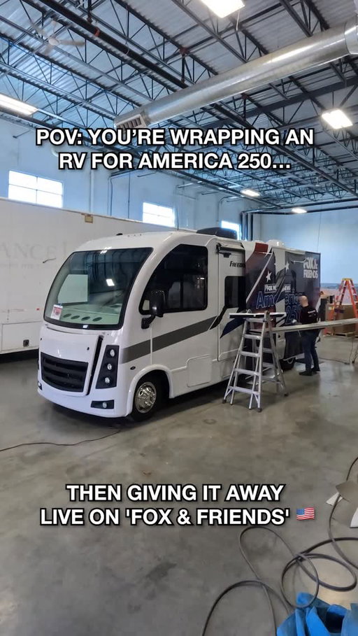 Six Diners, Six Keys, One Winner: Fox & Friends is going on a For All America road trip and one lucky fan will win this Camping World Freedom Traveler RV. 

Fox & Friends will broadcast live from six locations starting in Houston on April 24. 

Fans must register for their chance to attend the live broadcast and one fan will be randomly selected to receive a key. 

Finalists will win a trip to New York City for a chance to win this RV. 

Here’s a behind-the-scenes look at how it all came together.