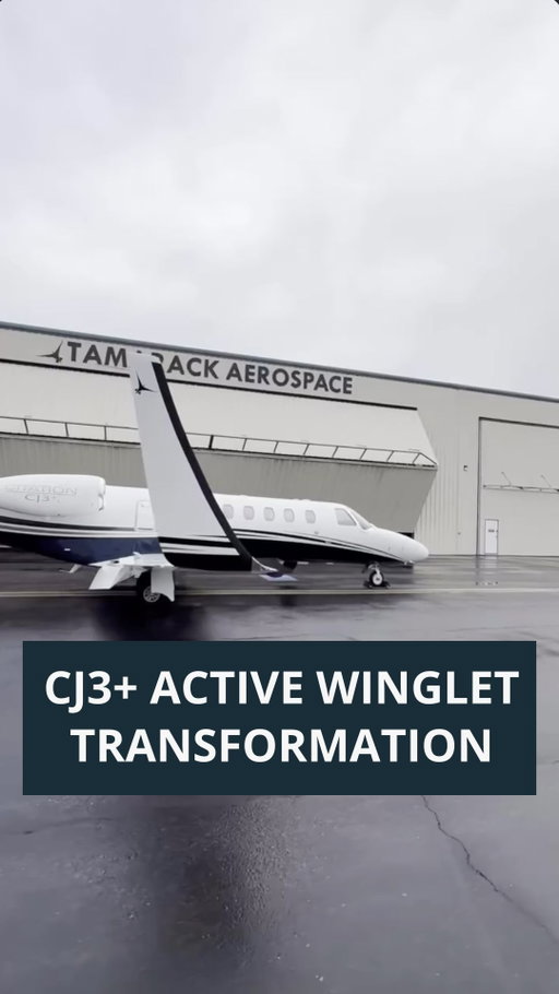 10 days of precision work,

Watch this CJ3+ get upgraded with Tamarack Active Winglet Technology. Bringing more performance, efficiency, and capability to every flight.

Comment INFO if you want to learn more about our Active Winglets.