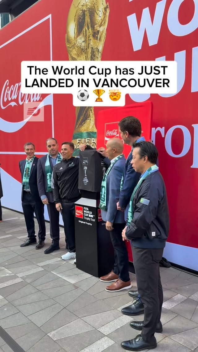 VANCOUVER’S READY FOR IT 🫡🤩

The FIFA World Cup JUST ARRIVED in Vancouver and it’s here for you to check out this weekend 👀🏆

📍Vancouver Art Gallery North Plaza

🎥 @thekennyho

#fifaworldcup #yvr #vancouver #canadasoccer #fifa