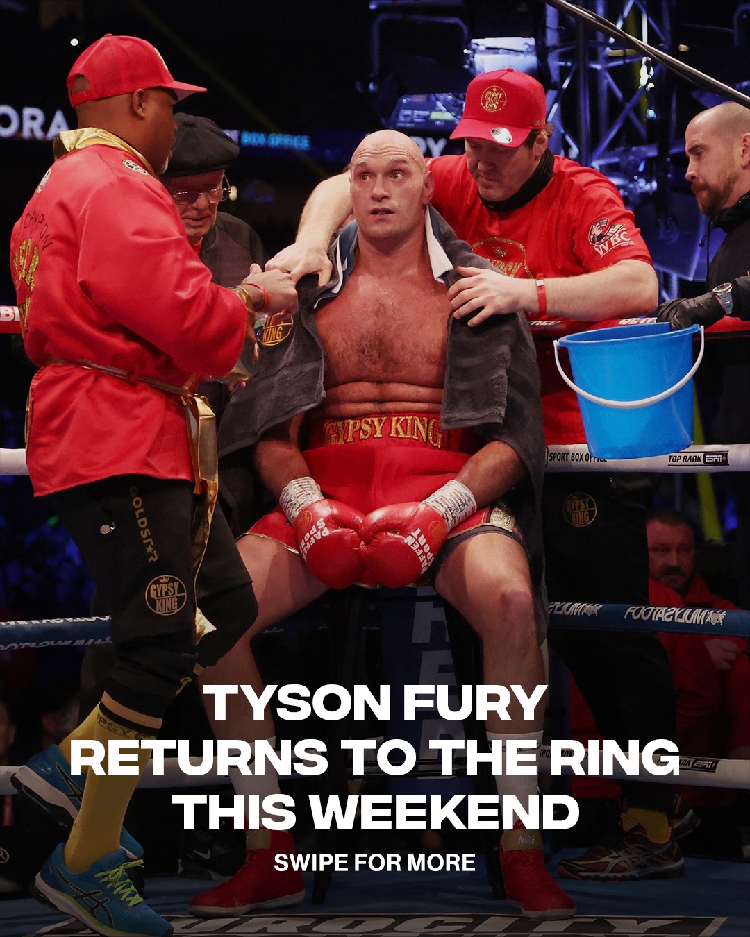"The Gypsy King" is back in the squared circle this weekend and he is vowing to put his opponent on the canvas.

Tyson Fury is a -575 favorite (at @fanaticssportsbook, odds subject to change) vs. Arslanbek Makhmudov, which carries a 85.2% implied probability. 

Will Saturday be slight work for Fury?

(Photos via @GettyImages)