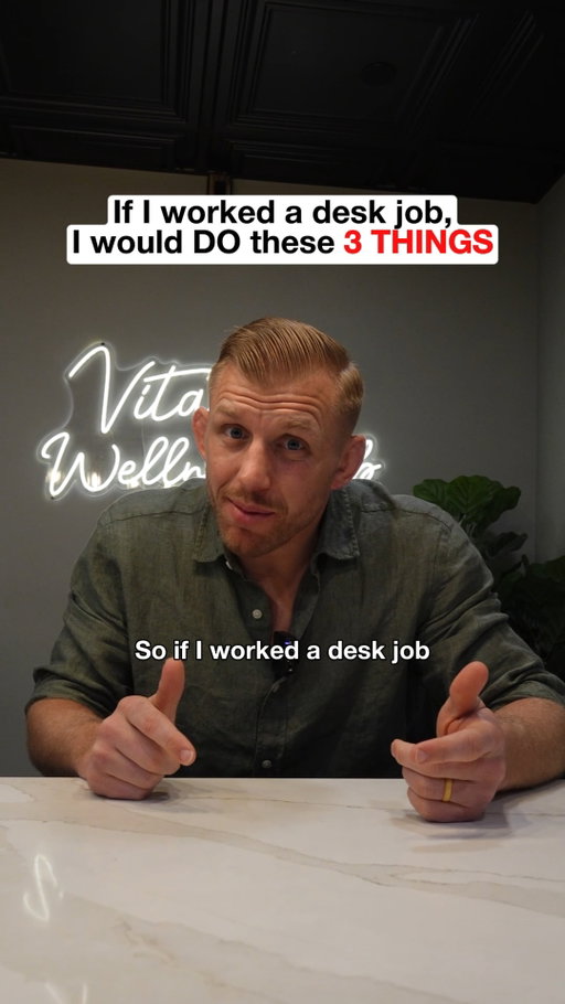 Your desk job is slowly destroying your body (here is how to fight back) 🚶

If you sit for most of the day, these 3 moves will change everything:

Get up and walk. Step away from your desk and just start moving. Even a few minutes is enough to reset your body and your focus.

Hit the stairs and swing your arms. Most people skip this part but the arm swing is what actually gets your whole body working. Get up there.

Go outside, no excuses. Rain or shine, fresh air and natural light do things for your mood and energy that no coffee ever could.

That is it. Three things, zero equipment, and you can do all of them on your lunch break.

Follow for more