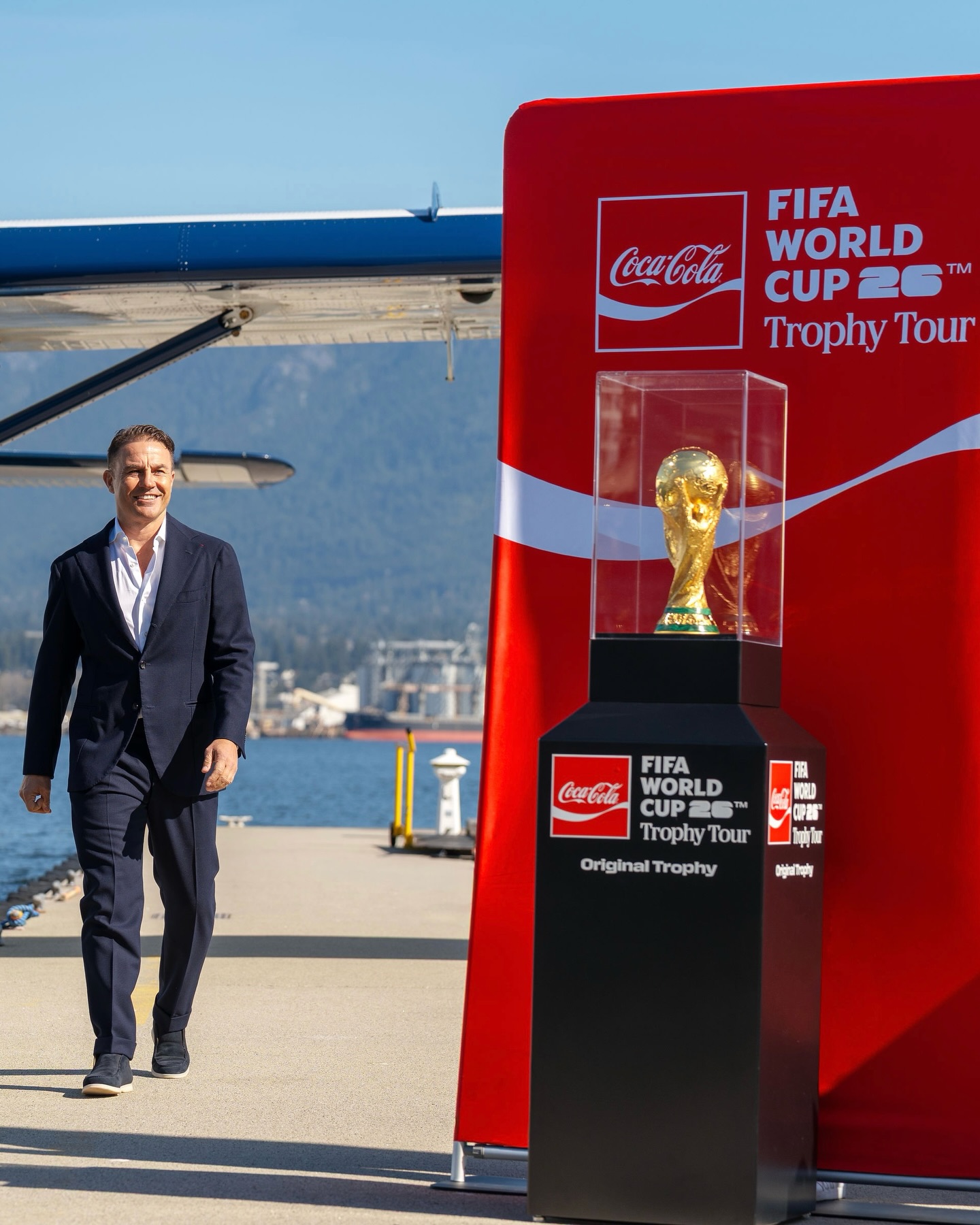 “As a defender, you can be many shapes and sizes... The only necessity is that you are confident when you take the pitch.” Confidence is everything in soccer. @fabiocannavaroofficial embodied it and this trophy was his reward in 2006. 🏆 Come see it up close! 

The FIFA World Cup 26™ Trophy Tour by Coca-Cola is in Vancouver April 10–11. 🇨🇦 Walk-up guests are welcome during public hours, subject to space. #FIFAWorldCup #TrophyTour
