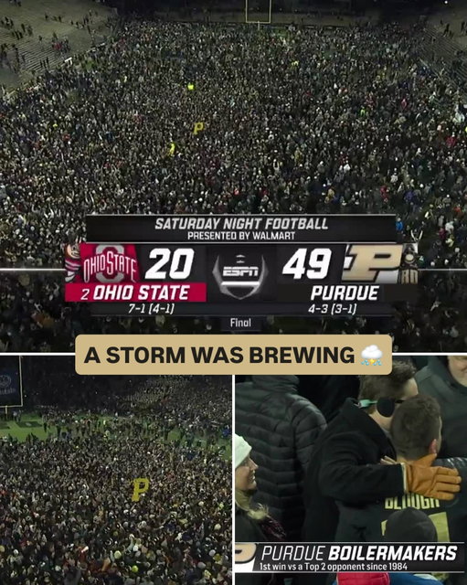 Purdue’s spring game has us thinking about this one… 49-20 over No. 2 😳