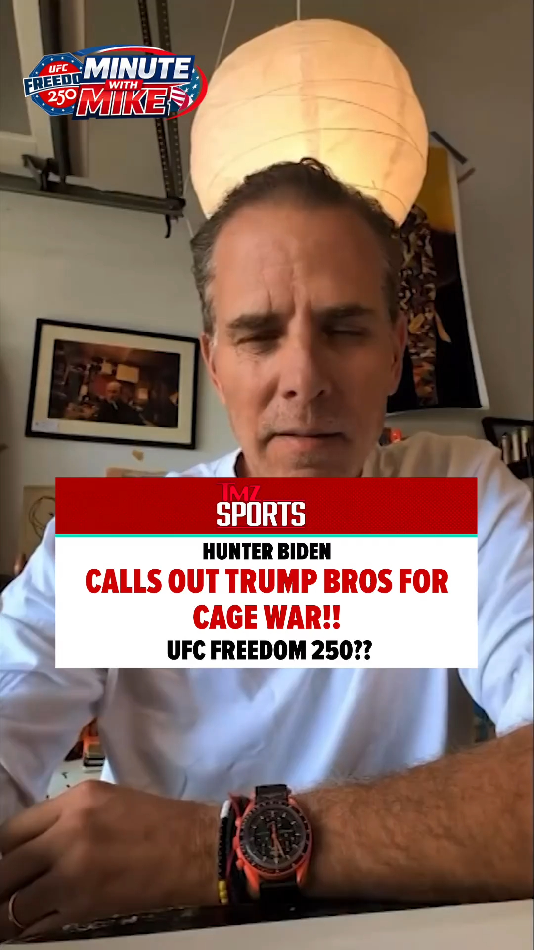 Tables have turned, now it’s Donald Trump’s kids in the spotlight. Hunter Biden just posted a video saying he wants a piece of Eric Trump and Donald Trump Jr.. 🥊