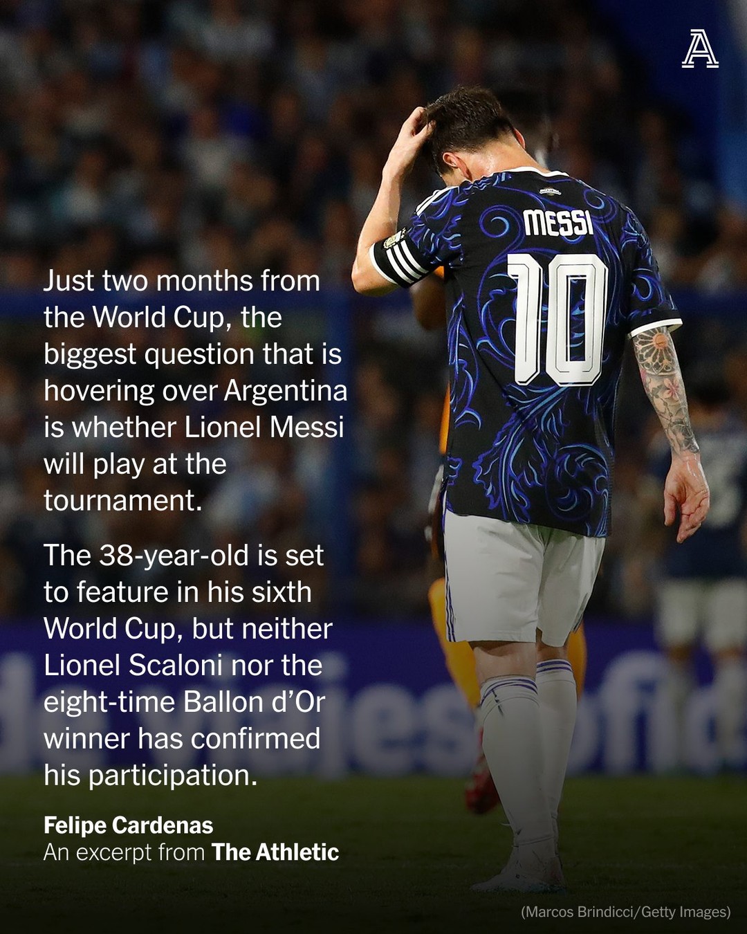 The World Cup is weeks away and there are all kind of strange things going on with the defending champions.

Argentina's preparations have come against lackluster opposition, all while its iconic captain Lionel Messi won't go all in on this summer.