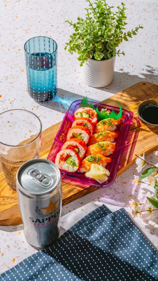 Bite. Sip. Repeat. 🌸🍺

#fujisansushi #sapporo