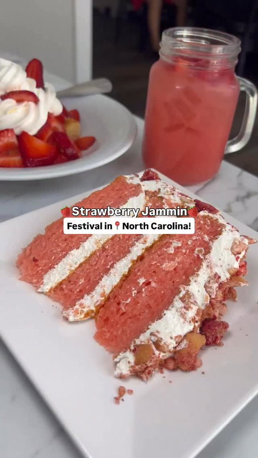 🍓Strawberry Jammin is happening Saturday, April 25th in Sanford so save this post because you don’t want to miss this! (AD) @visitsanfordnc 

Come out for a day filled with all things STRAWBERRY! Start your morning at the farmer’s market at 8:30 am for strawberry vendors, samples, and demos. Then stroll (or take the trolley) around local restaurants offering strawberry dishes while stopping to shop for 🍓 merch in between! Make sure to to hit stops like @mrslacysmagnoliahouse for strawberry shortcake & @camelbackbrewingco for a strawberry beer 🍺 

Also, you HAVE to go by the Visitor’s Center to preorder a Strawberry Sips refillable tea cup so you can sip on @brick_city_boba while you shop + get discounts at participating shops 🛍️ That tea is absolutely next level 🔥🔥 

It’ll be an event you don’t want to miss with good food, live music, shopping, & more! So send this to who you’re going with & follow me for the best in NC! 

@nctraveleats 🍓

📸 Mrs. Lacey’s 
Brick City Boba
@milliesmamabakes 
Camelback Brewing
@ldvpizzeria 

#sanfordnc @visitnc #strawberryseason