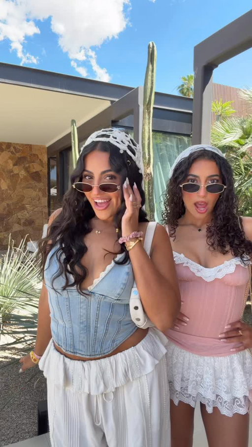 COACHELLA DAY 1 HERE WE GO 💗 #theaguilars