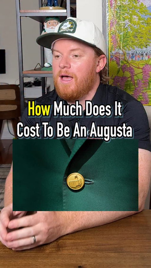 How Much Does It Cost To Be An Augusta Member!?! #golf #reels #golfer #masters