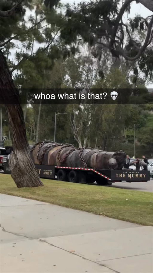 You never know what you might see. #LeeCroninsTheMummy