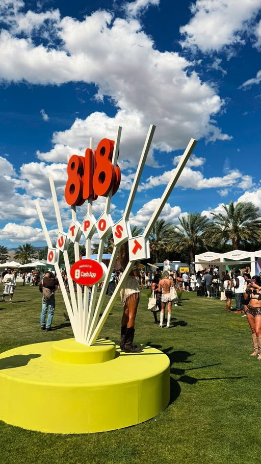 Inside 818 Outpost, where the brand world was just as compelling as the guest list.

A very cool, highly interactive branded experience from @drink818, presented by @cashapp, with standout moments from @lemme, @khloudfoods, @drinksprinter, @saltandstone, @youthtothepeople, @kyliecosmetics, @fruitriot, @postmates, @drinkupdate, @loopsbeauty, @khloudfoods, @rhode and more. From product sampling to immersive photo moments and thoughtful brand touchpoints throughout, the 818 Outpost team did an incredible job making the experience feel cohesive, social, and a genuinely smart way to bring so many incredible brands together. #packaging #packagingdesign #coachella #coachella2026 #branding