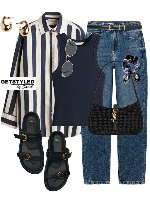 Stripes for spring 🫶🏼 Comment: SHOP and I’ll send you the links! 

Which one is your favourite look? 👀 
.
.
.
#spring #summerfashion #fashionstyle #stylist 
Styling, Jeans, striped shirts, sandals, Zara, mango H&M, style inspiration, stylist, fashion inspiration, outfit ideas, outfit lookbook