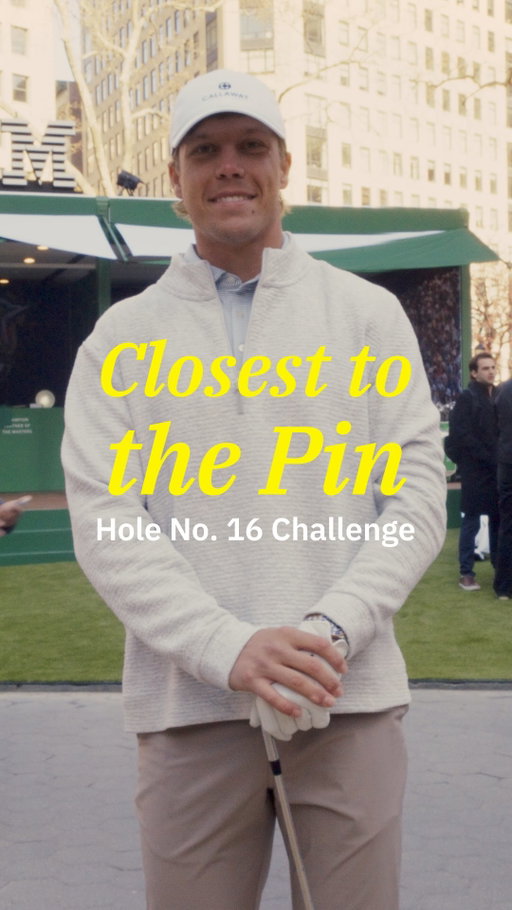 I threw down a closest to the pin challenge on an Augusta simulator in Madison Square Park, check it out 😎 

Shoutout @IBM 

 #IBMPartner