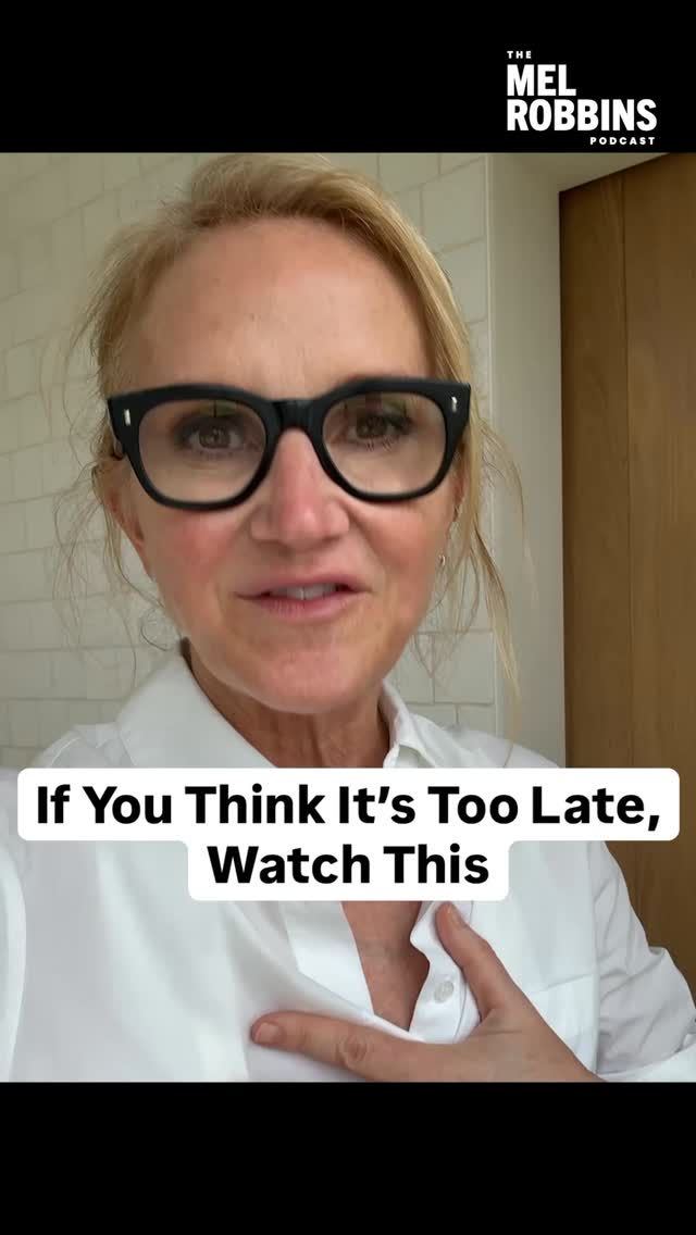 It’s not too late. You are not too old. You are not behind.

My life looked pretty different 5 years ago.

The podcast didn’t exist. I hadn’t written The Let Them Theory book.

Most of you who are here today know me only from the work I’ve done in the last 3 years. But I didn’t get here overnight. I’ve been building this for over 10 years - doing the grueling, not-so glamorous work behind the scenes every day.

It just goes to prove that there is no set timeline, no expiration, on reinventing your life. But only if you’re willing to take the first step.

Having a podcast was always a dream of mine. But I talked myself out of it for a long time - telling myself, “I missed the boat. There are too many podcasts out there now. I’m too old.”

And now here we are - dominating the charts every week. Being nominated for TWO @thewebbyawards!!! It’s truly an honor.

If The Mel Robbins Podcast has helped you in any way, it would mean the world to me and my team if you’d take a moment to vote for us for two Webby Awards:
✨ Best Host
✨ Best Video Podcast

Comment ‘Vote’ and I’ll DM you a link ❤️

Every single episode takes hundreds of hours of care, creativity, and dedication from our entire team and your vote is an incredible way to support the work we pour our hearts into.

Thank you for voting. And thank you for every listen, download, share and comment. Because of YOU! Hearing the impact, the feedback, and the stories you share with me and my team about how this podcast is helping you create a better life for yourself - that is why we do what we do. Xo
