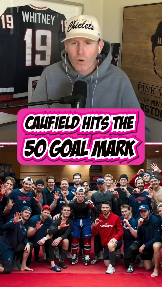 Cole Caufield hits 50 goals with ZERO empty nets 🔥
