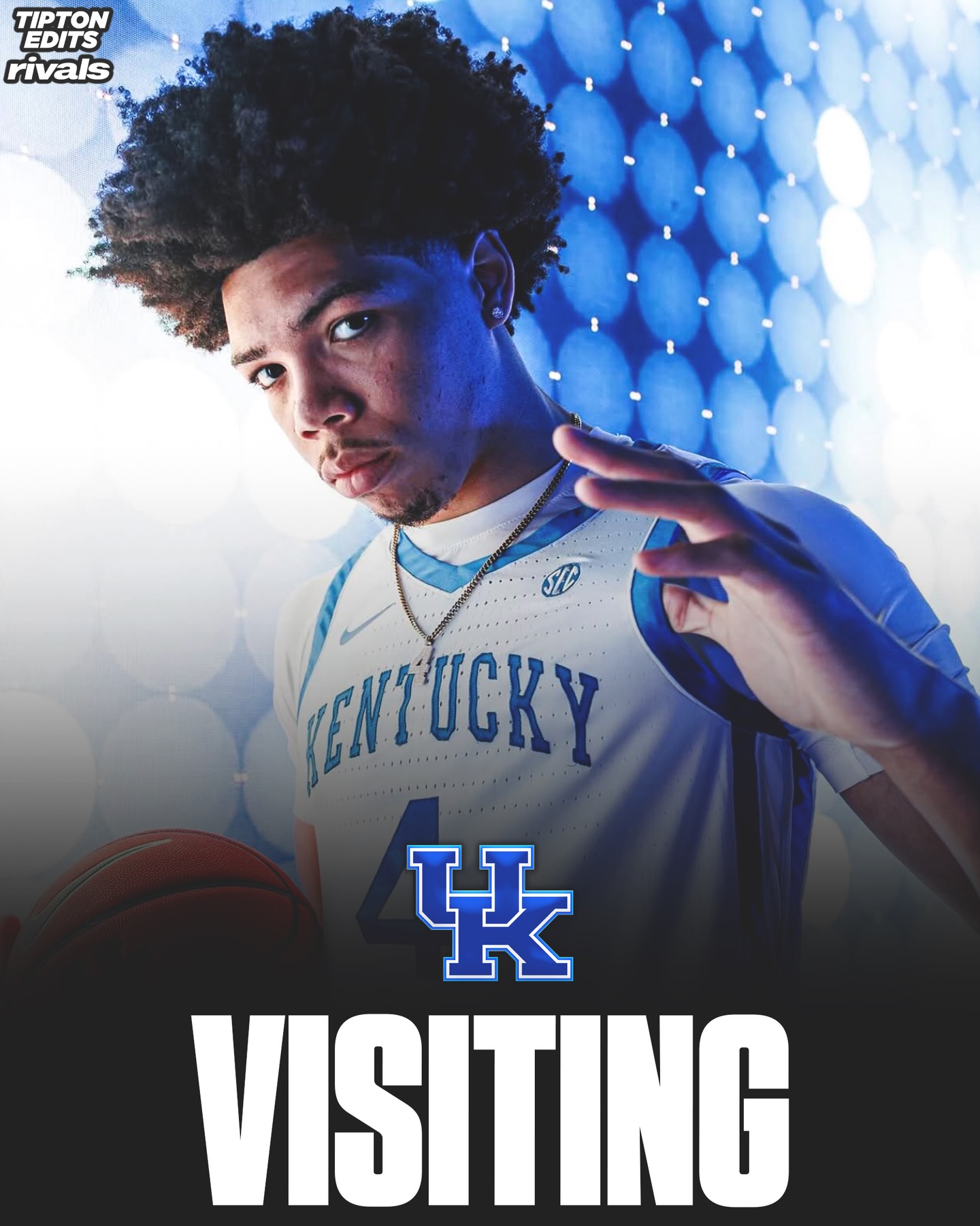 5⭐️ Tyran Stokes is visiting Kentucky on Monday, source told @Rivals.IG 👀

The 6-7 small forward is the No. 1 overall recruit in the 2026 class. 

(First reported by @krystenpeek)