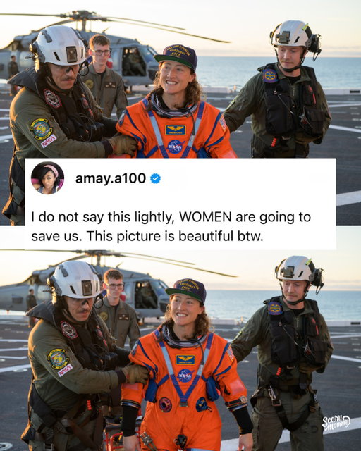 cannot get ENOUGH of the Atremis II crew & the splash down footage from yesterday! 🚀⁠
⁠
🧵: @amay.a100 & @kristinbw_ & @heymrsbond / photos via getty⁠
⁠