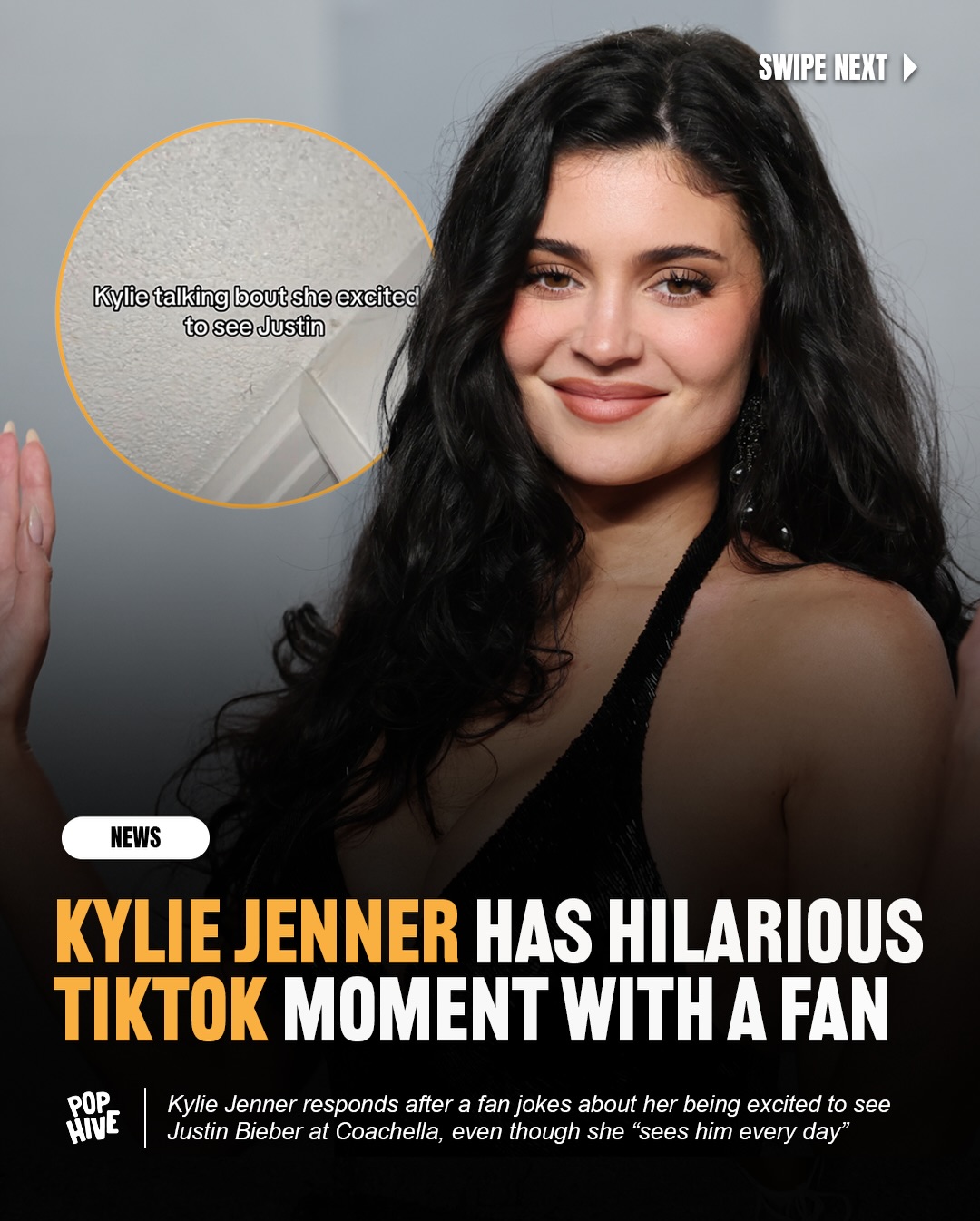 Kylie Jenner had a hilarious TikTok moment with a fan 😂

Creator Gerrard Lee joked about Kylie being excited to see Justin Bieber headline Coachella, saying “as if she doesn’t see Justin Bieber every day”… and Kylie actually responded in the comments:

“ur right ut right?” 😭
