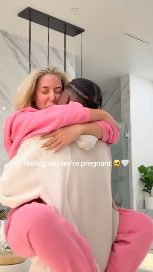 the moment we found out 🥹🤍 @iammarcohall #pregnant #pregnancyannouncement #husbandwife #baby #pregnancy