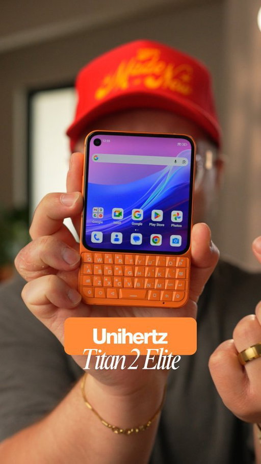 The Unihertz Titan 2 Elite has a physical keyboard! #tech #unihertztitan2elite #android #imparkerburton #androidguy