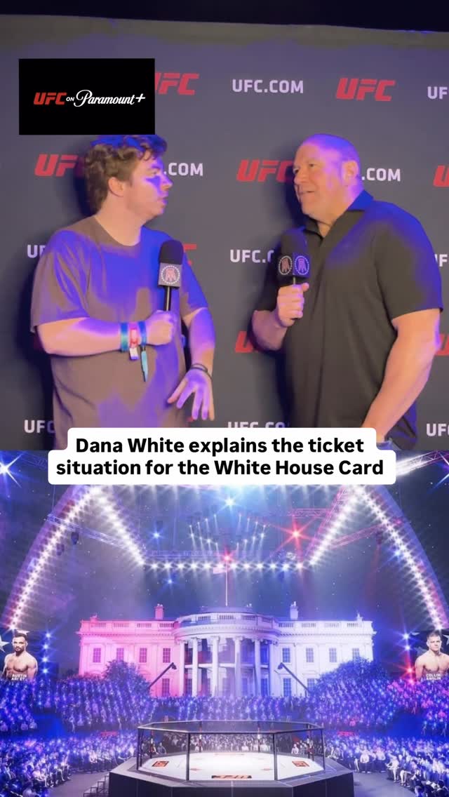 Dana White breaks down the ticket situation for the UFC
White House Card @paramountplus 

Watch UFC 327 On @paramountplus TONIGHT!