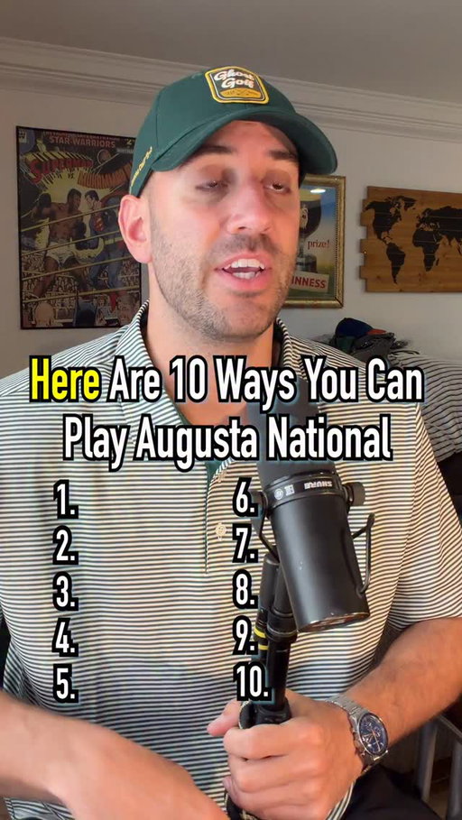 10 Ways To Play Augusta!?! #golf #reels #golfer #masters